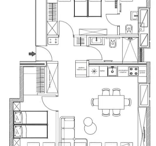 Domillion Penthouse 2bdr 2bath P364a فيلنيوس