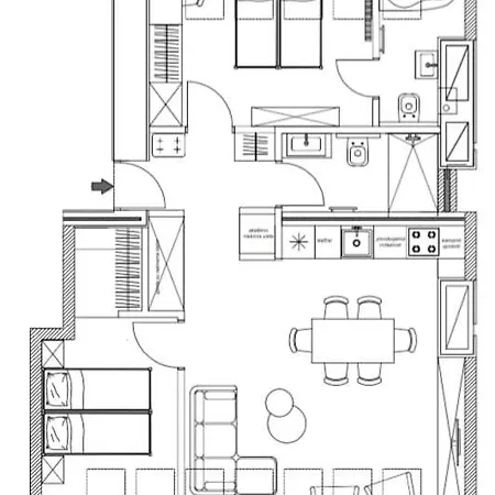 Domillion Penthouse 2bdr 2bath P364a Vilnius